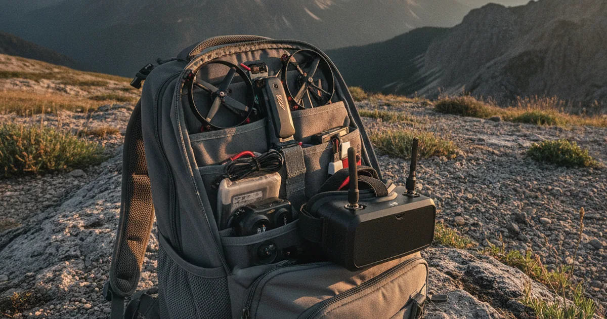 FPV Drohne im Rucksack: Das beste Reisezubehör für sichere Abenteuer